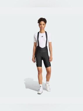 Adidas [L] Essentials Women’s 3-Stripes Padded Cycling Bib/Shorts JD9118